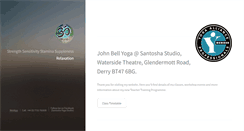 Desktop Screenshot of johnbell-yoga.co.uk